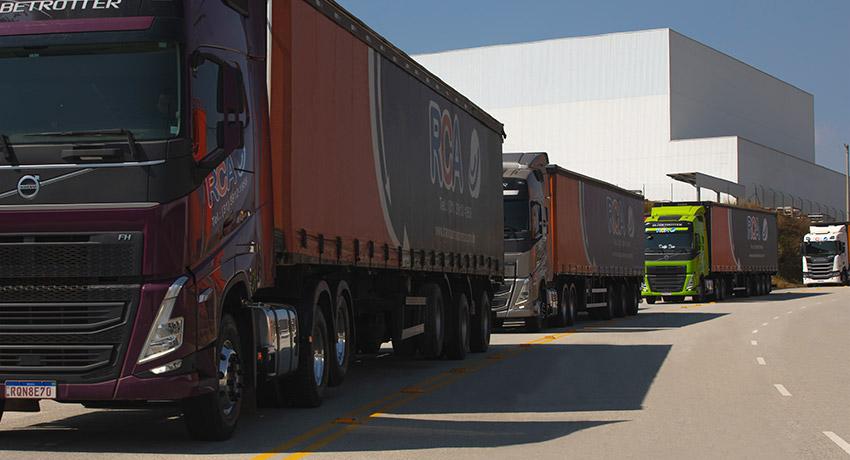 Transporte de carga em lotação