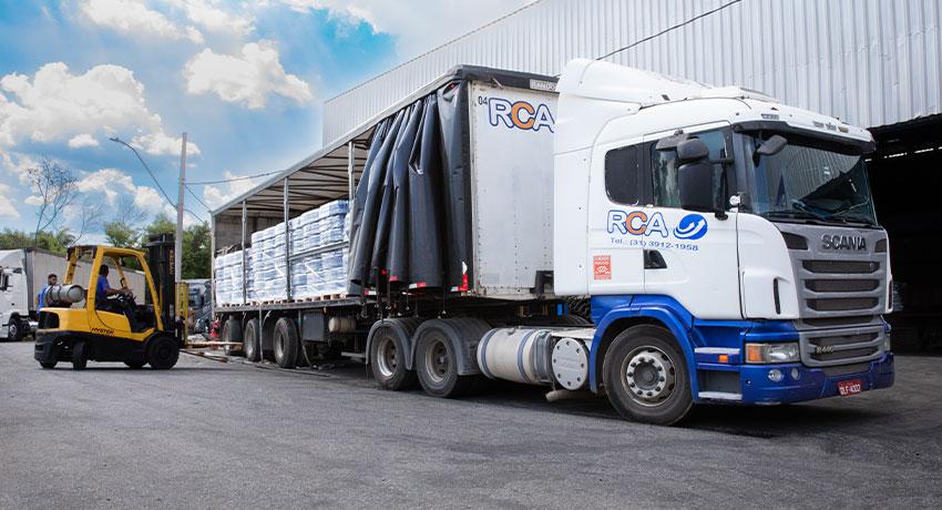 Transporte de mercadorias para operações complexas e fracionadas